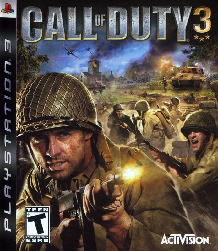 Call of Duty 3 box art for Playstation 3